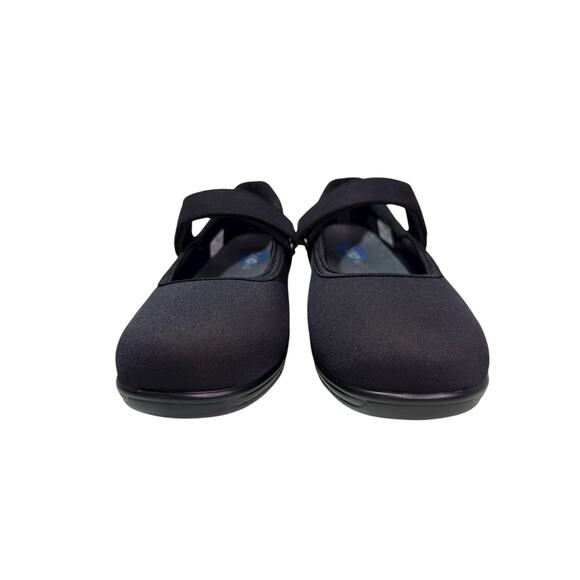 Orthofeet Women's Springfield Stretchable Black Mary Janes Shoes Sz 10.5 WIDE - Picture 2 of 10